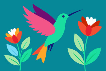 Obraz premium vector illustration of a bird