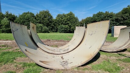 Wind turbine, dismantling of reinforcing steel and 
Steel scrap means sustainable circular economy