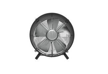 metal exhaust fan front view without shadow 3d render