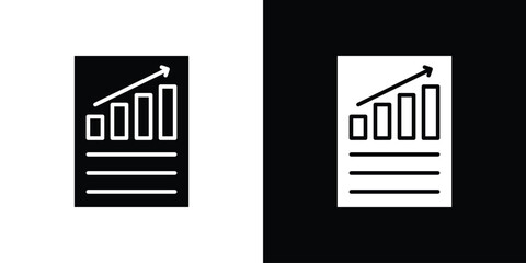 Quarterly report icon