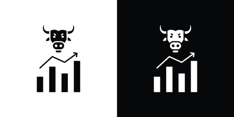 Bull market icon