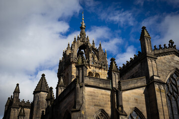 Medieval building in Edinburgh, Scotland