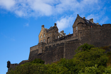 Obraz premium edinburgh castle scotland uk