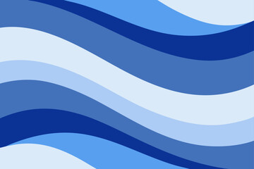 Abstract blue wave pattern with flowing lines and curves