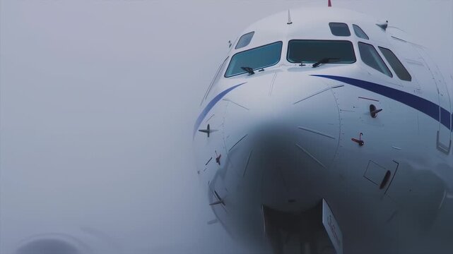 Blurred hazy foggy object