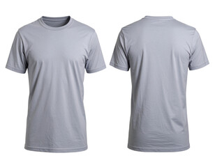 Grey Heather T-Shirt with Soft Shadow