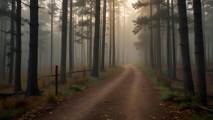 Fototapeta premium morning in the forest