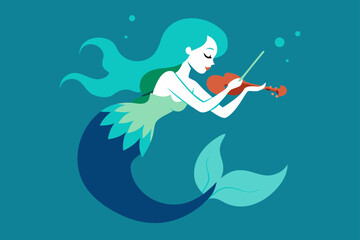 vector illustration of a violin