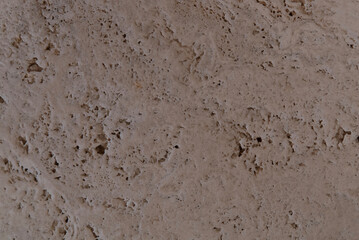 Natural travertine stone texture with porous