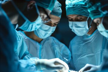 Team of Surgeons Performing Surgery
