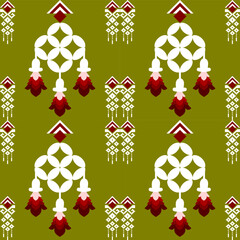 Abstract ethnic geometric pattern design for background or Wallpaper.