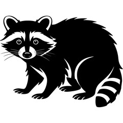 Obraz premium Black and white silhouette design isolated on white background