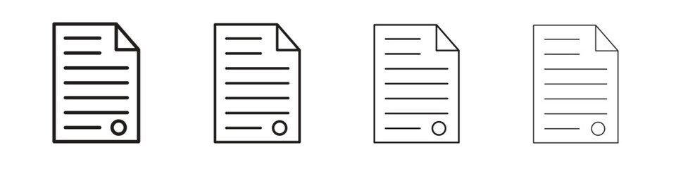 License icon symbols collection. Vector EPS 10