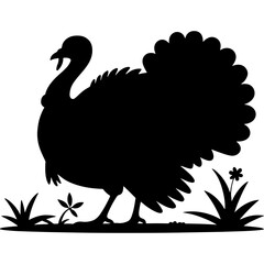 Abstract geometric silhouette design isolated on white background