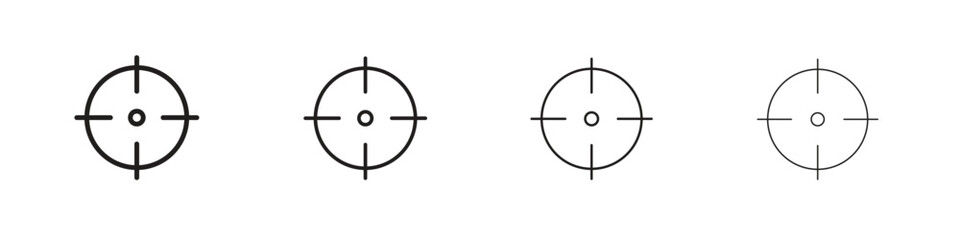 Focus icon symbols collection. Vector EPS 10