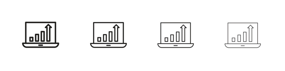 Equity derivatives icon symbols collection. Vector EPS 10