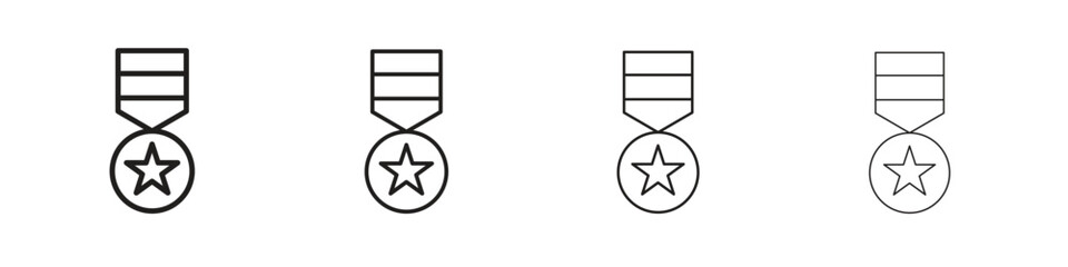 Condecoration icon symbols collection. Vector EPS 10