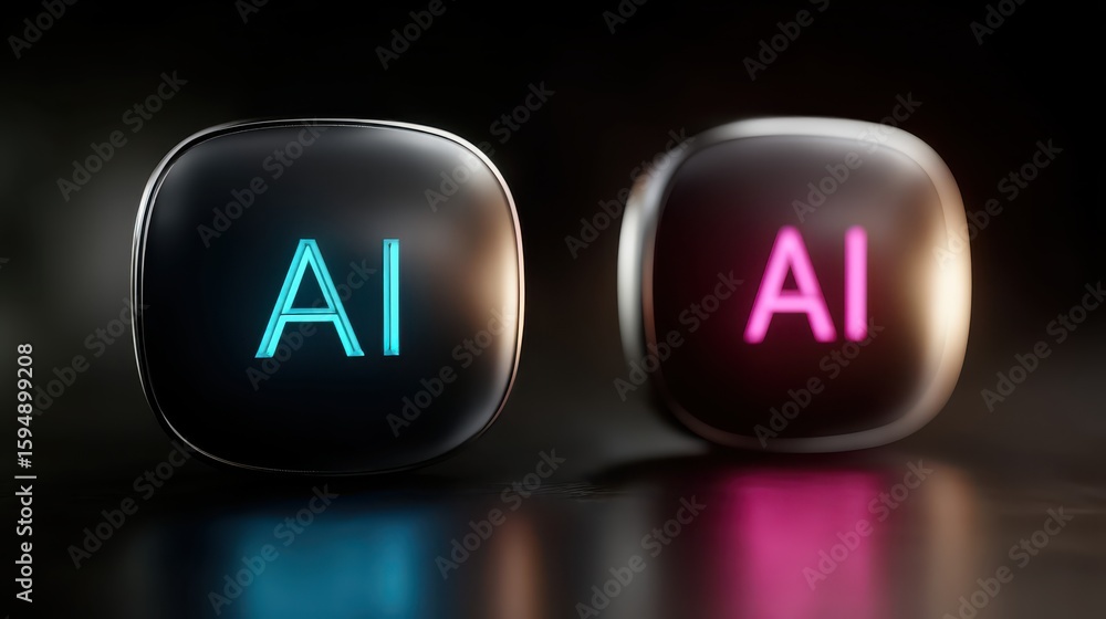 Poster ai voice assistants analyzing queries in innovative technology background modern environment digital