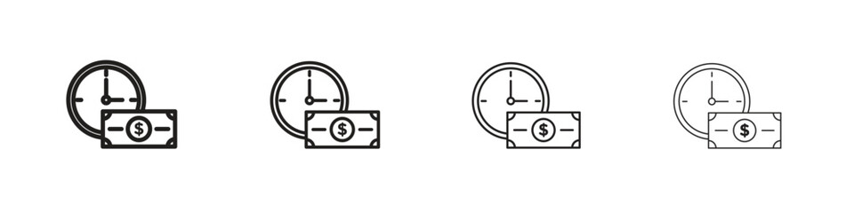Annuity icon symbols collection. Vector EPS 10