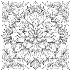 black and white flower photo 