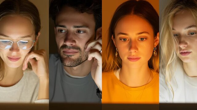 Virtual study group for learning and collaboration with diverse people using technology calm, thoughtful, and engaging online environment fostering