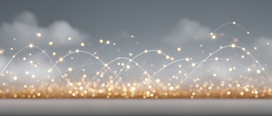 Innovative global network technology event showcasing satellite overlays in a dynamic digital environment