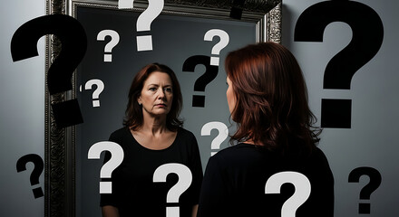 Woman Reflects with Doubt