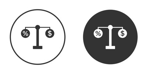 Taxes icon vector solid icon style illustration. EPS 10 file