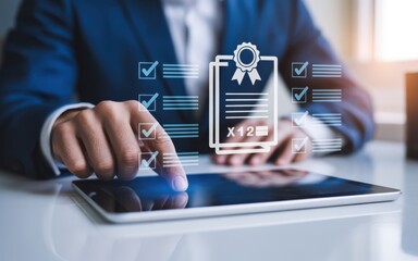 Business analytics visualization with KPI metrics and target dashboard .jpg| futuristic digital workplace and data interface overlay