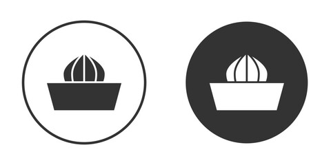 Hand Juicer icon vector solid icon style illustration. EPS 10 file