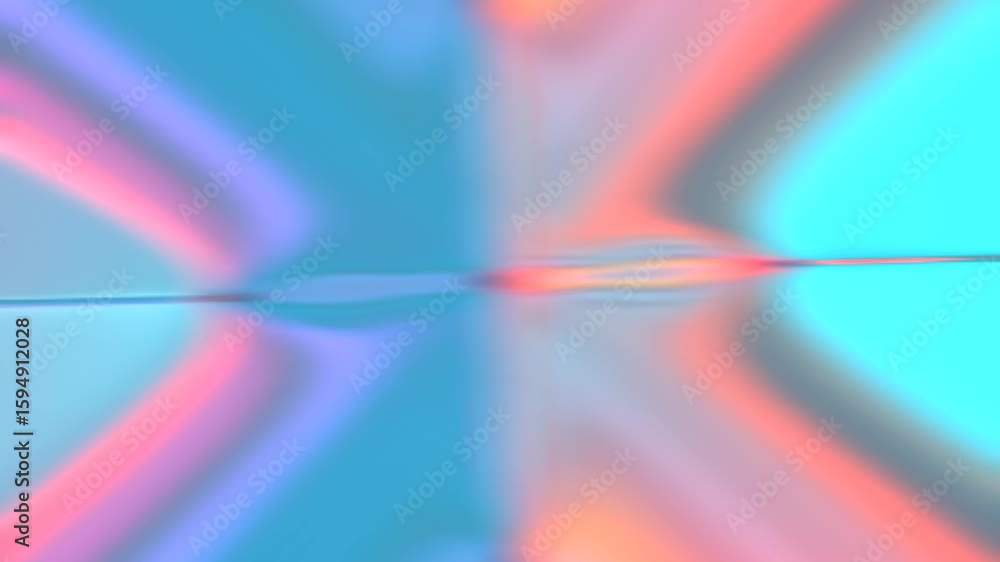 Poster rotation animation of gradient background with soft colors