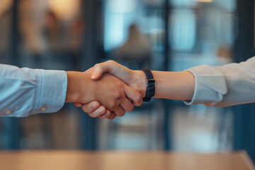 Handshake in a Professional Setting