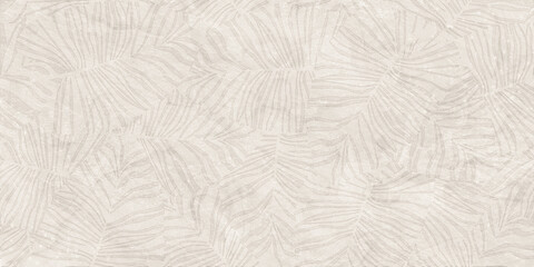 Pattern with tropical leaves. Botanical seamless leaf for wallpaper and textile.