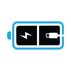 power, battery, charge, battery empty charging icon