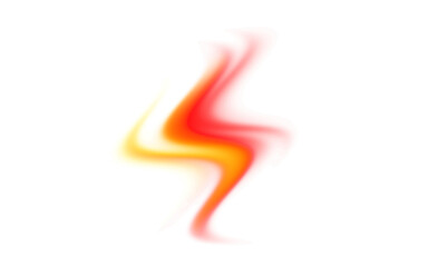 gradient fire red yellow shape