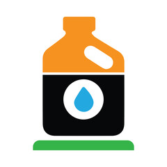 cleaner, liquid clean, bleach icon