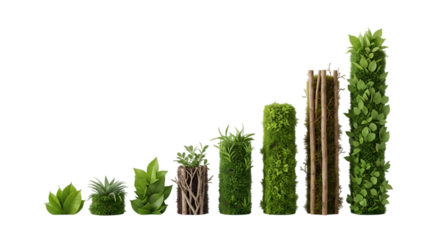 Green plant growth stages green plants moss