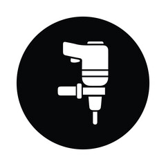 drill, electric drill, brace drill icon