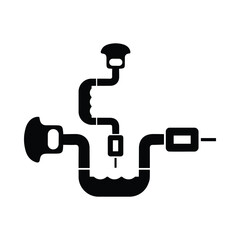 drill, electric drill, brace drill icon