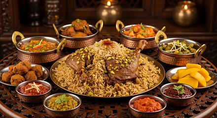 Obraz premium chinese food in a restaurant