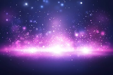 Cosmic Symphony A Captivating Abstract Space Background with Bright Stars and Nebula