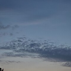 Ciel coucher de soleil avec nuage