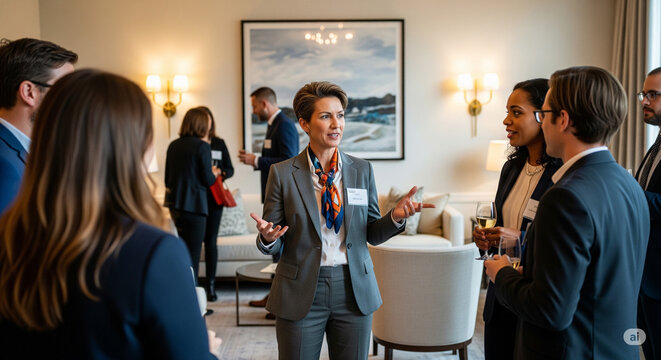 business people in a cafe - Powered by Adobe