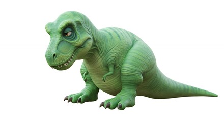 Fototapeta premium Cartoon tyrannosaurus rex illustration