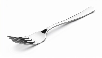 fork on white background
