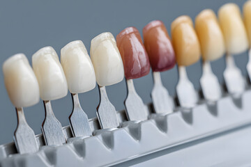 Choosing a shade of dental veneers