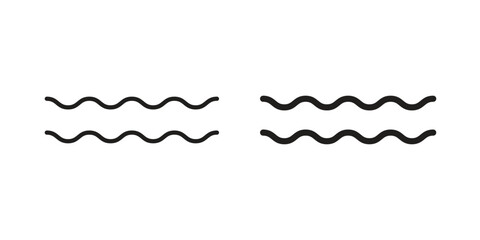 Wave icon symbol shape. vector symbols.