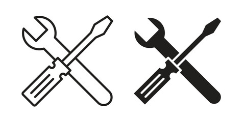 Tools icon symbol shape. vector symbols.