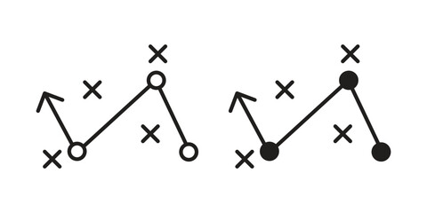 Tactical icon symbol shape. vector symbols.