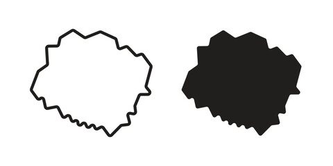 Poland icon symbol shape. vector symbols.